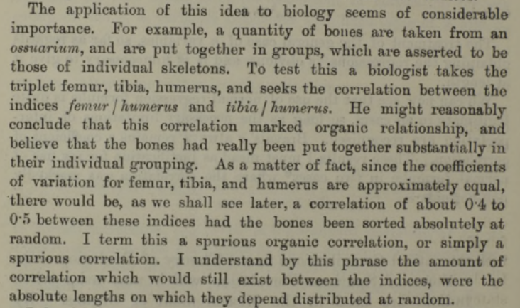 Karl Pearson, 1897